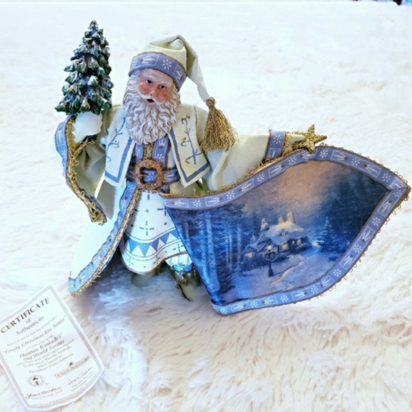 Thomas Kinkade Old World Santas 1st Edition NEW Rare - Picture 4 of 16